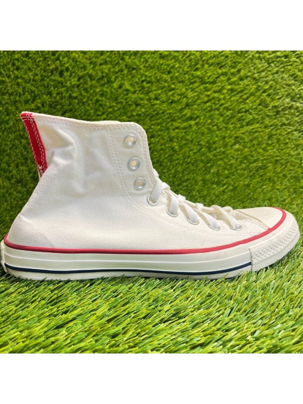 Converse‎ Chuck Taylor All Star High Mens Size 8 White Athletic Shoes Sneakers